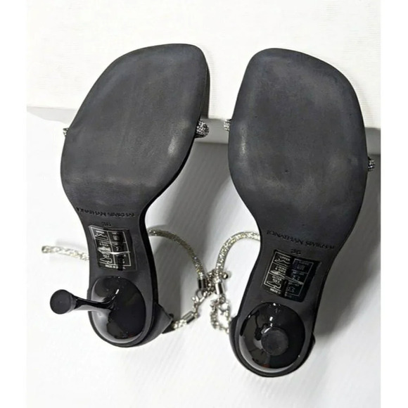Jonathan Simkhai Dalton Women's Crystal Knot Black Sandal Size 36 EU (MSRP $595) - Picture 9 of 10
